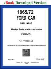 download ford mustang restoration parts and accessories master catalog book