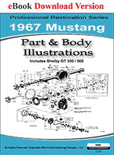 67 Mustang Part and Body Illustrations download pdf