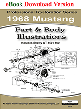 68 Mustang Part and Body Illustrations download pdf