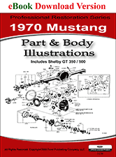 70 Mustang Part and Body Illustrations download pdf