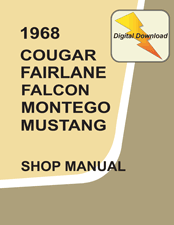 1968 Ford Mustang Shop Manual
