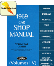 1969 Ford Mustang Shop Manual