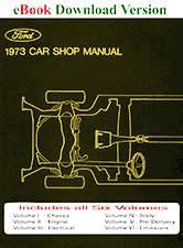 1973 Ford Mustang Shop Manual