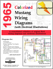1965 Ford Mustang Wiring Schematic and Mustang Vacuum Diagrams download